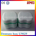 Double with filter plastic denture box